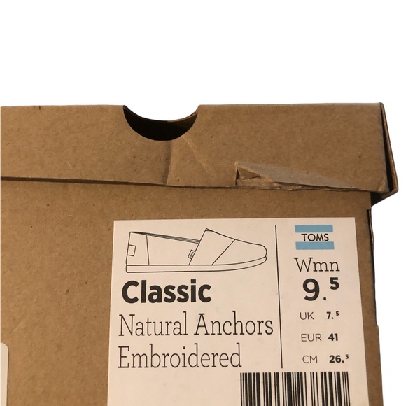 Toms Natural Burlap with Anchors Classics - Picture 5 of 5